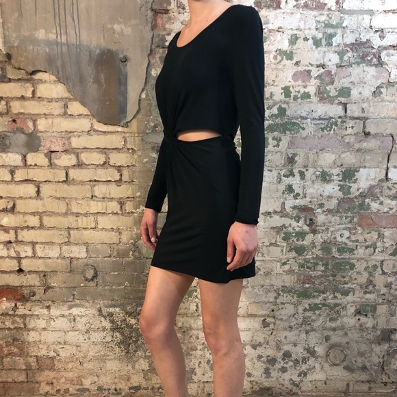 h&m cut out dress